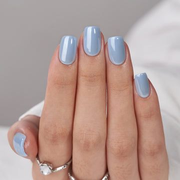 Glazed Blue Square