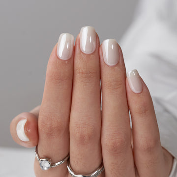 Glazed White Square Medium