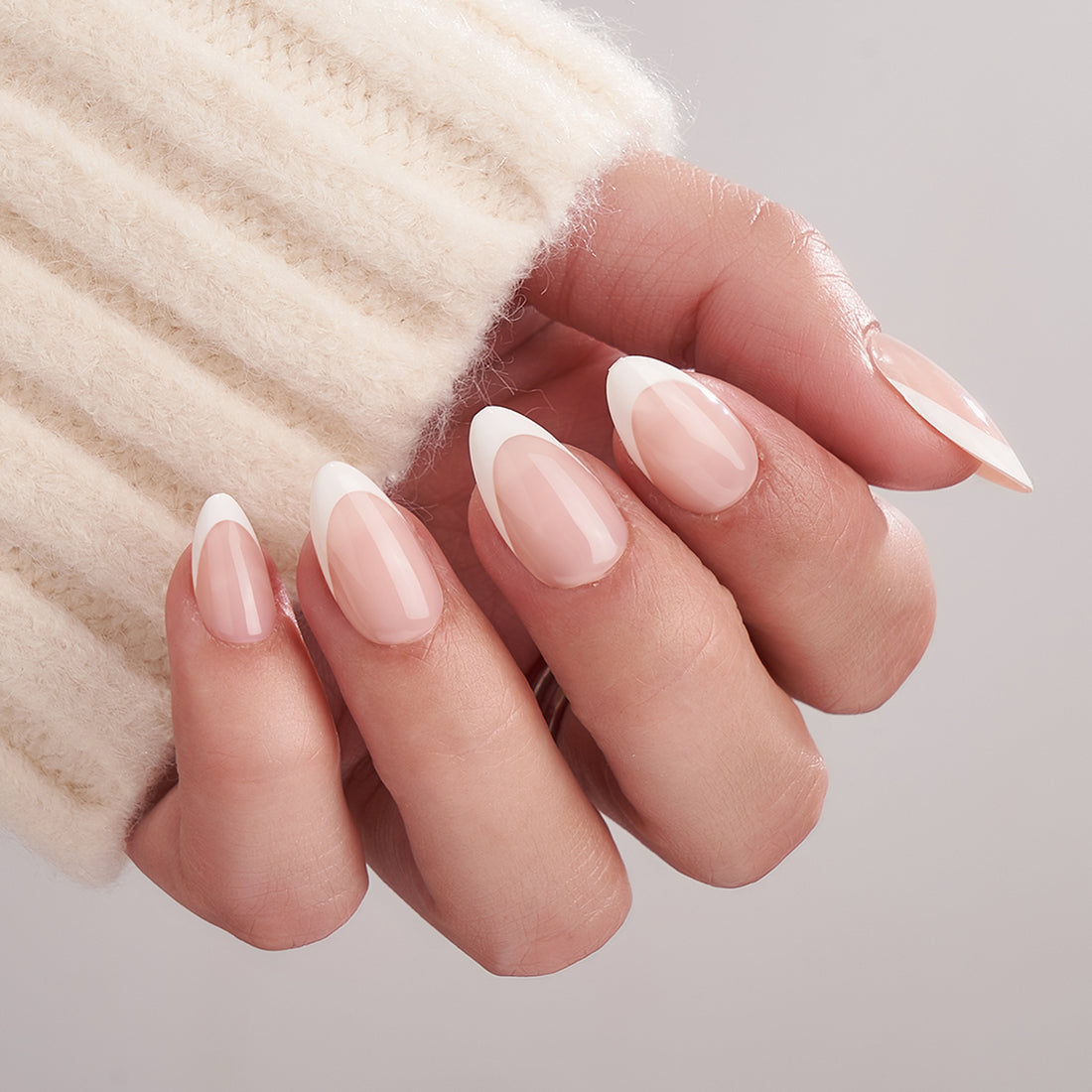Nude French Almond Medium