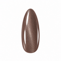 Cat Eye Clean Brown Almond Press-On Nails