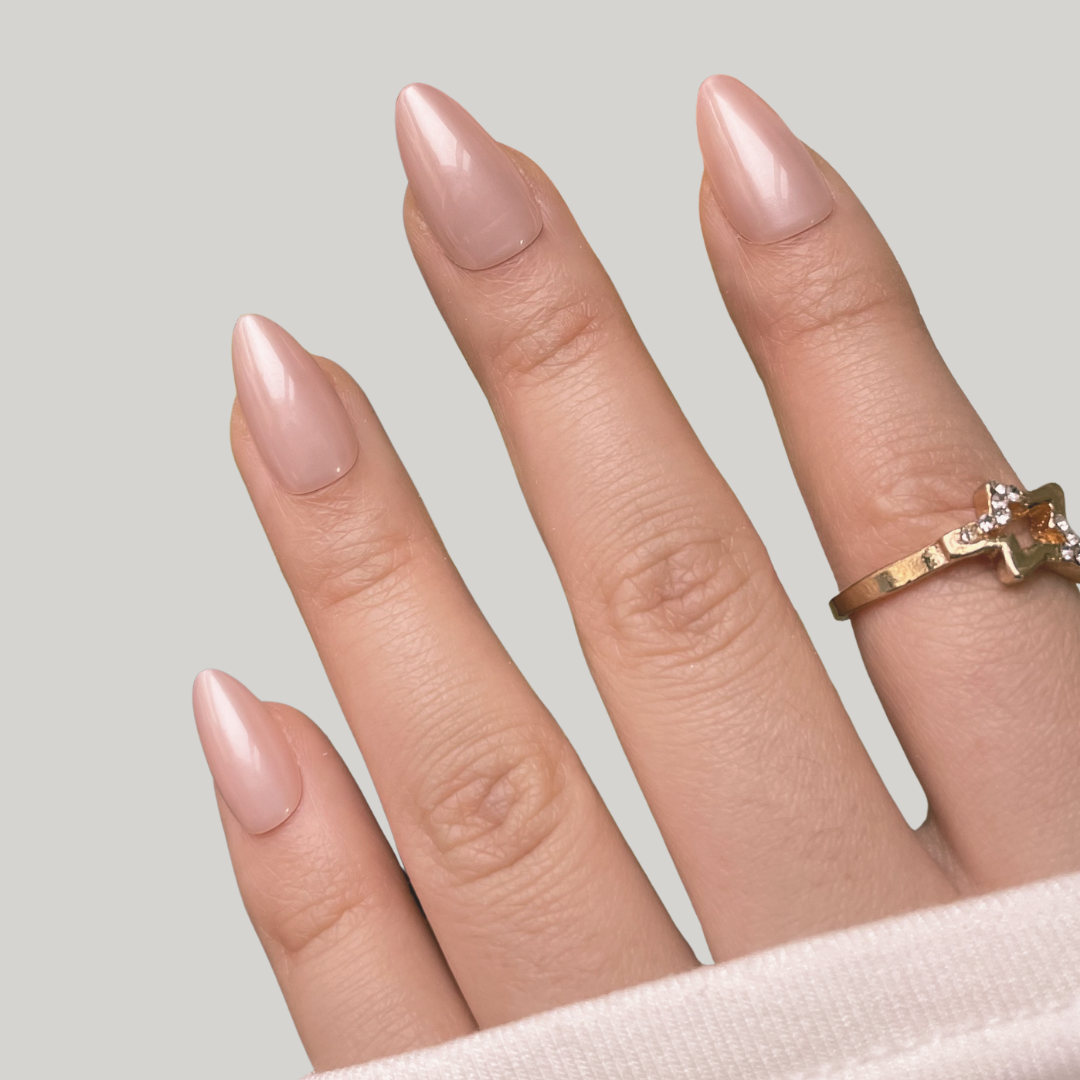 glam pink nagels