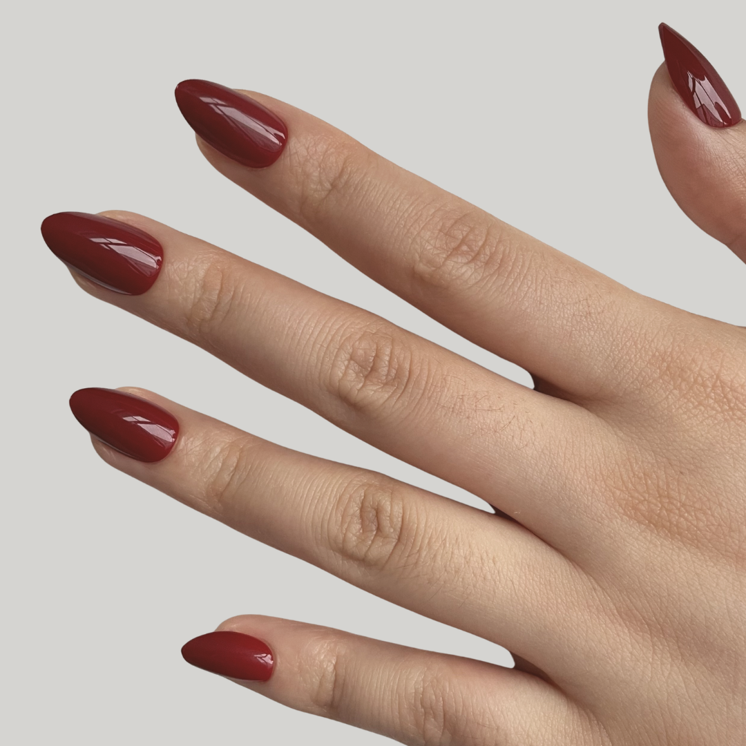 Bordeaux nagels