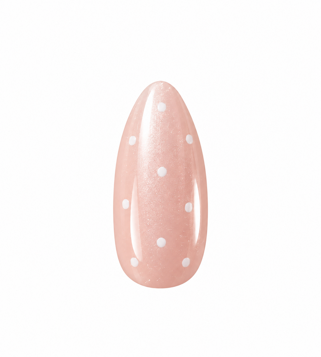 Clean Dots Almond Press-On Nails