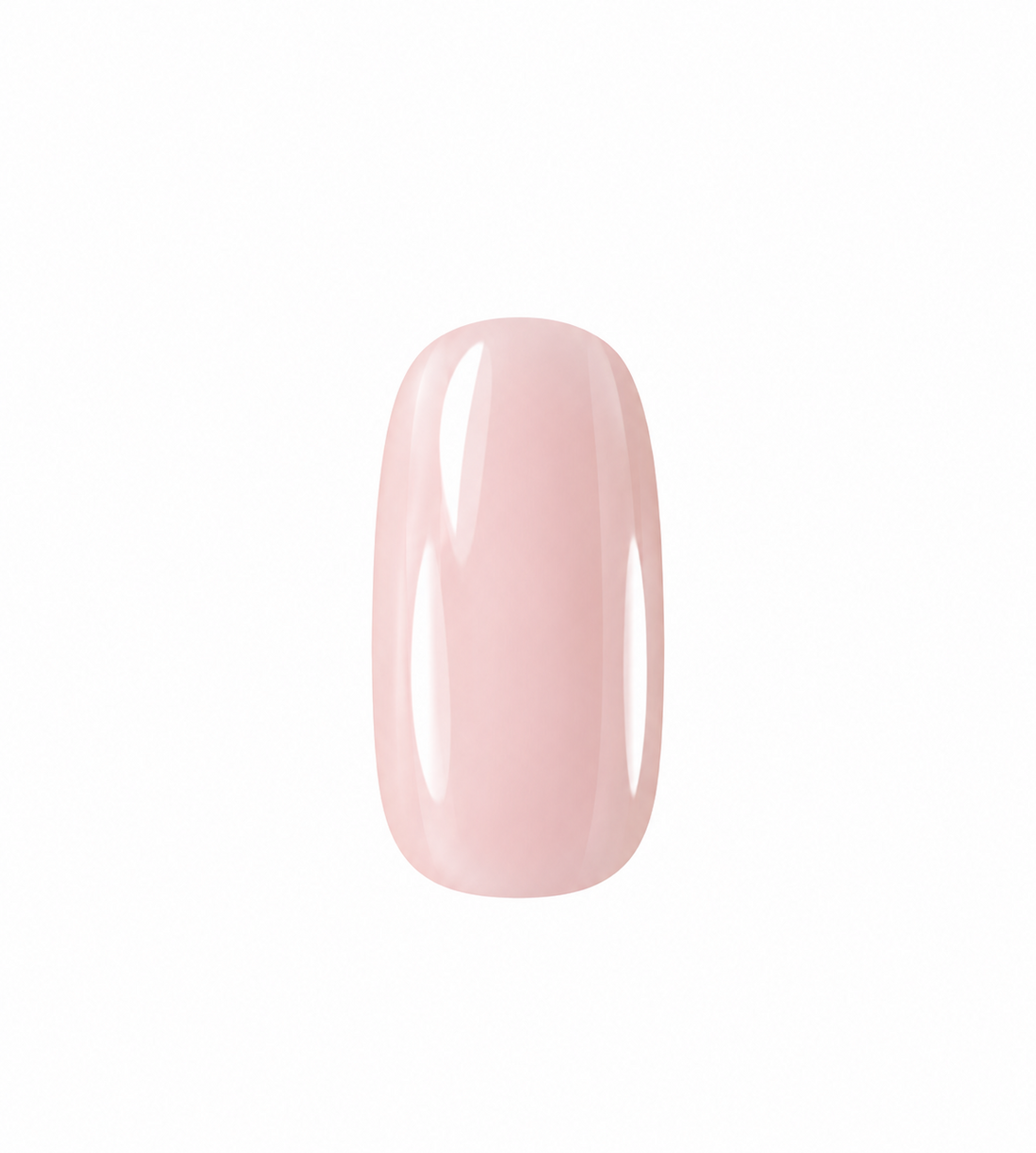 Nude Short Oval Press-On Nails