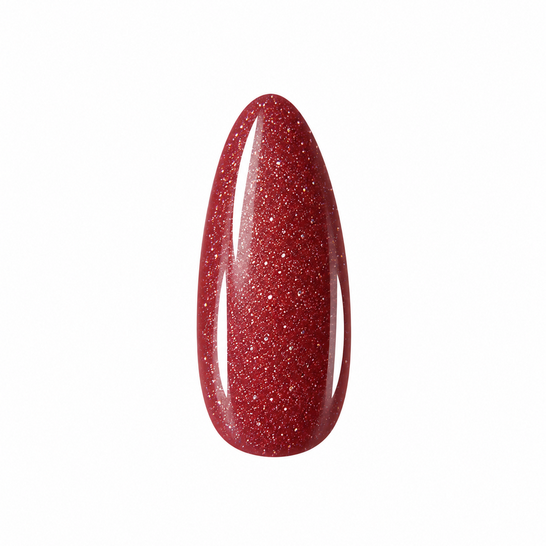 Glam Red Almond Press-On Nails