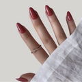 Glam Red Almond Press-On Nails