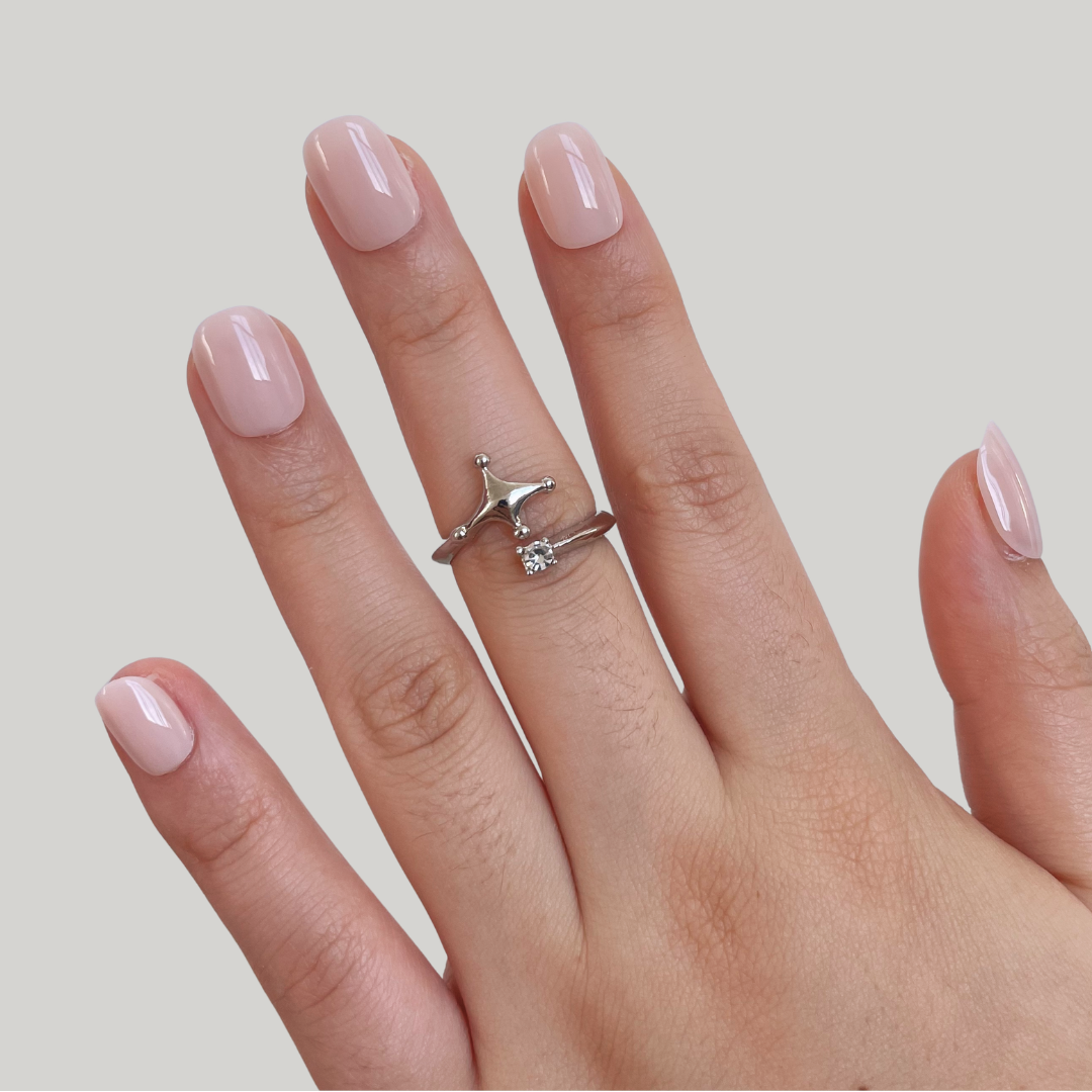 Nude Oval Press-On Nails