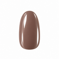 Simple Brown Oval Press-On Nails